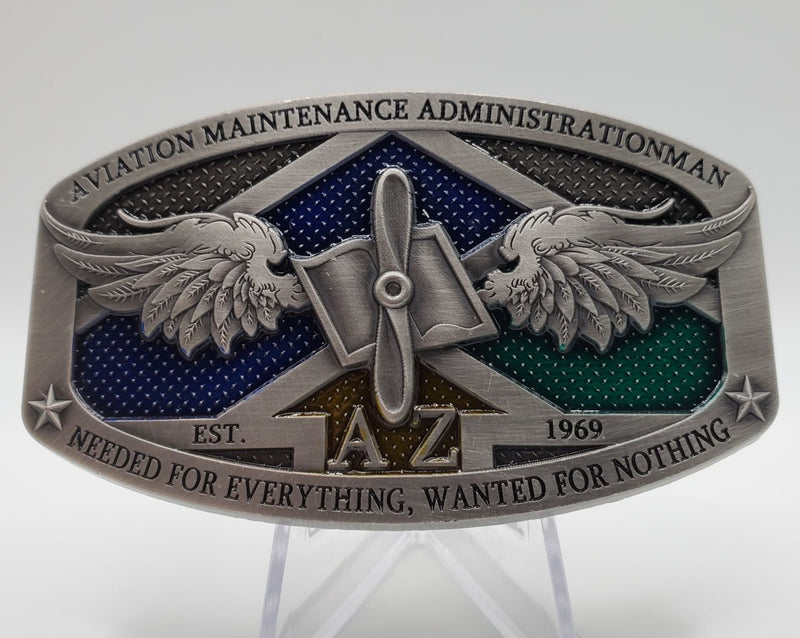 Aviation Maintenance Administrationmen AZ Belt Buckle