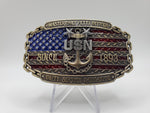 Master Chief Petty Officer Belt Buckle, (MCPO) Unity-Service-Navigation