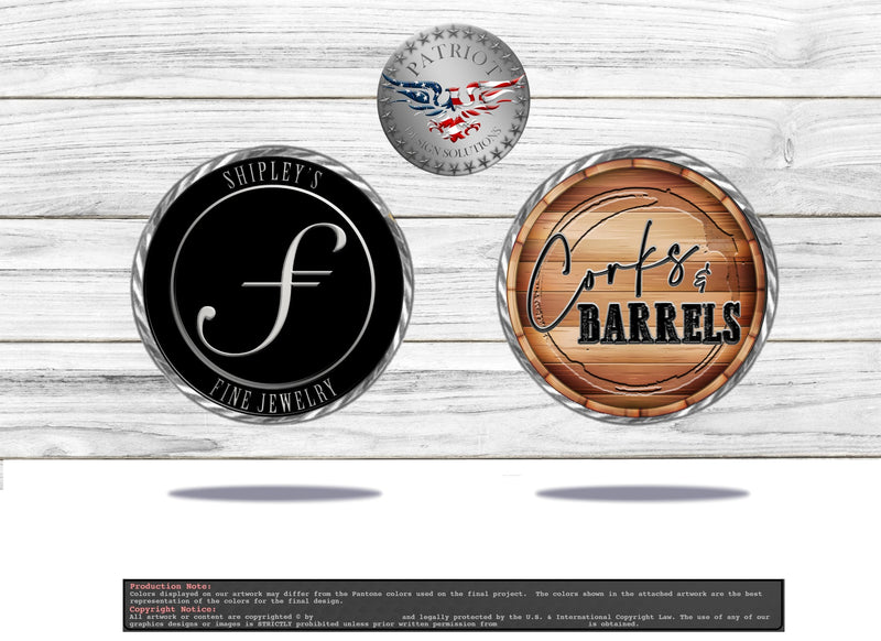 Custom Coins for S. Shipley