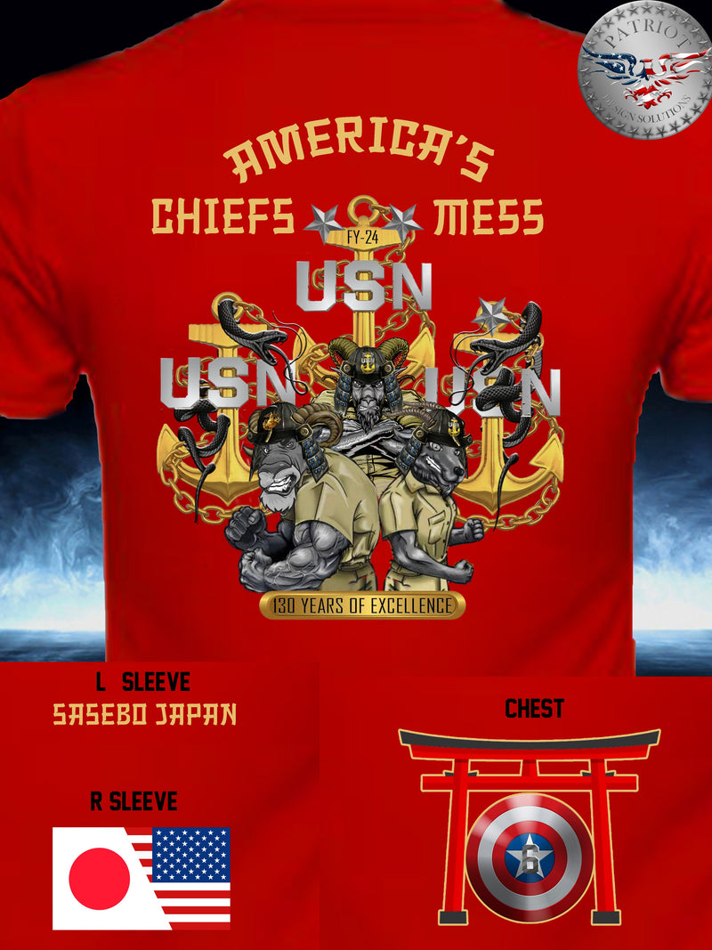 reorder shirts for USS America CPOs