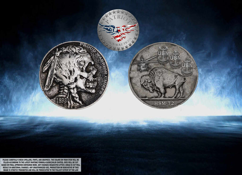 Custom coins for HSM-72 CPOs