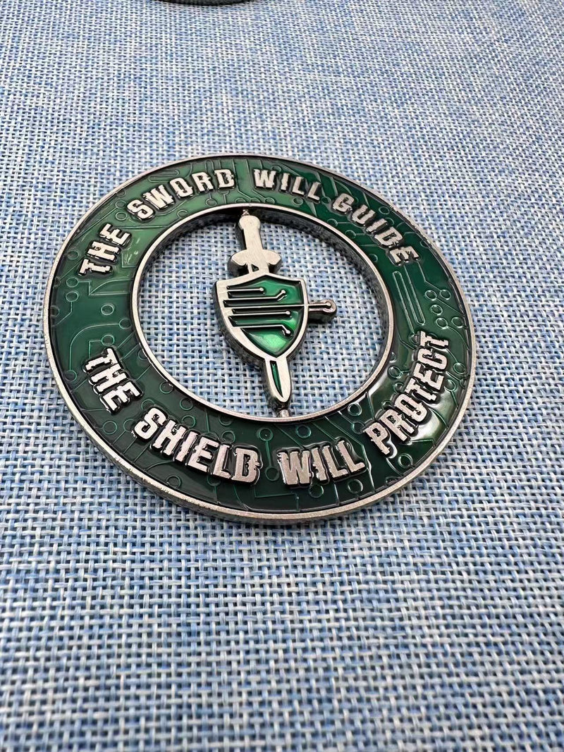 CWT (Cyber Warfare Technician) Rate spinner coin