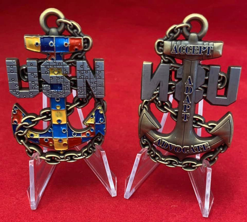 Autism Awareness CPO Anchor Coin