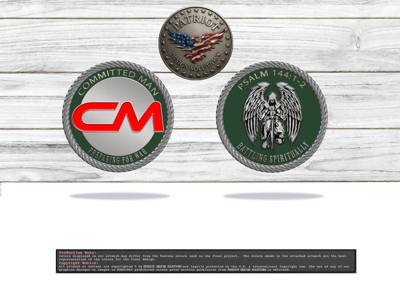 Custom Coins For Committed Man