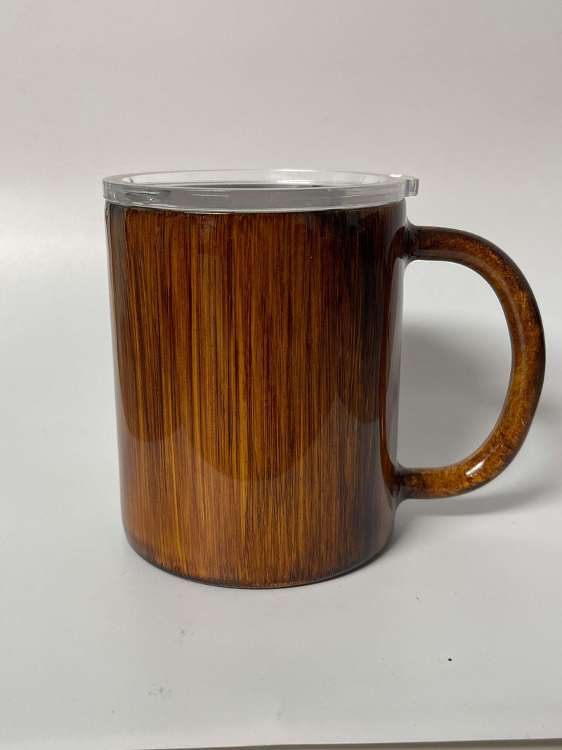 Wood Grain Coffee Mug