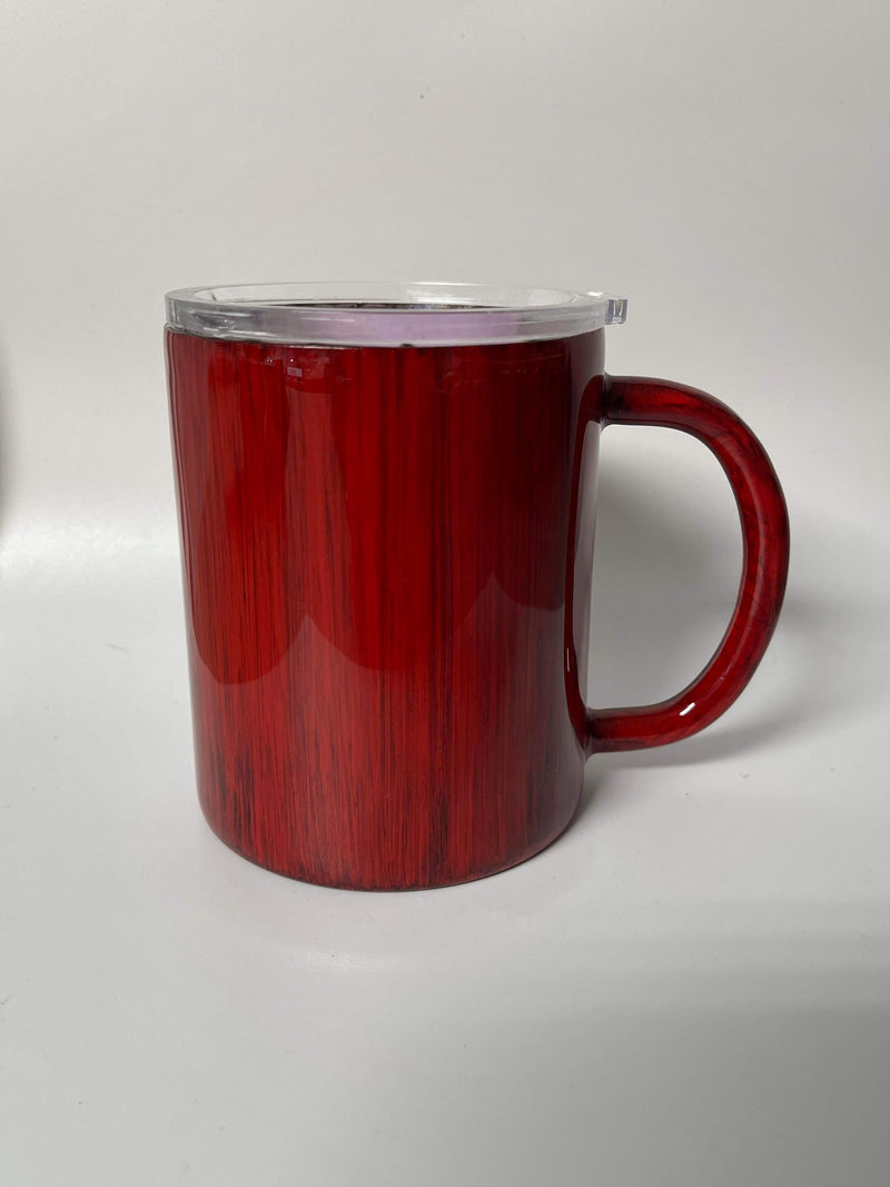 The Red Wood Grain Mug