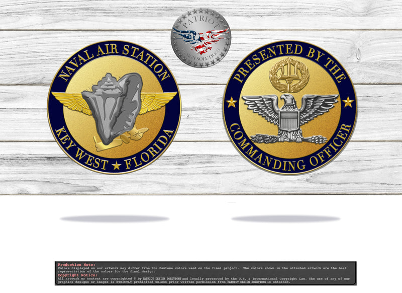 Custom Coins for NAS Key West CO