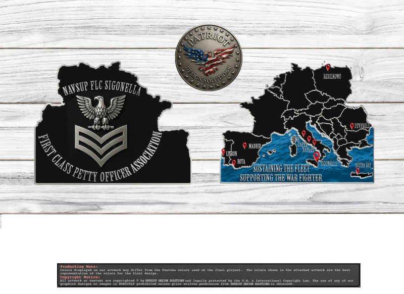Custom Coins for NAVSUP FCPOA
