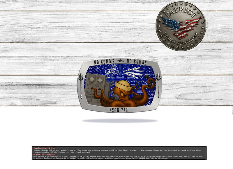 Custom Buckles for SSGN 728