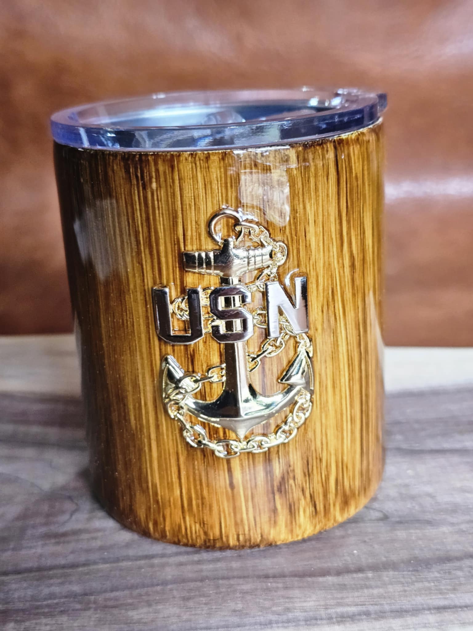 Ready to Ship Wood Grain shorty with CPO anchor Patriot Design Solutions