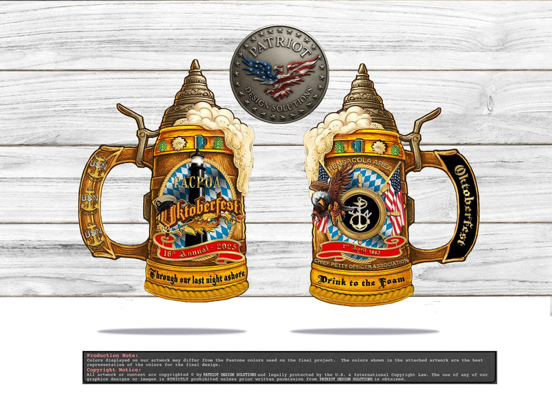 Custom Coins for PACPOA Oktoberfest