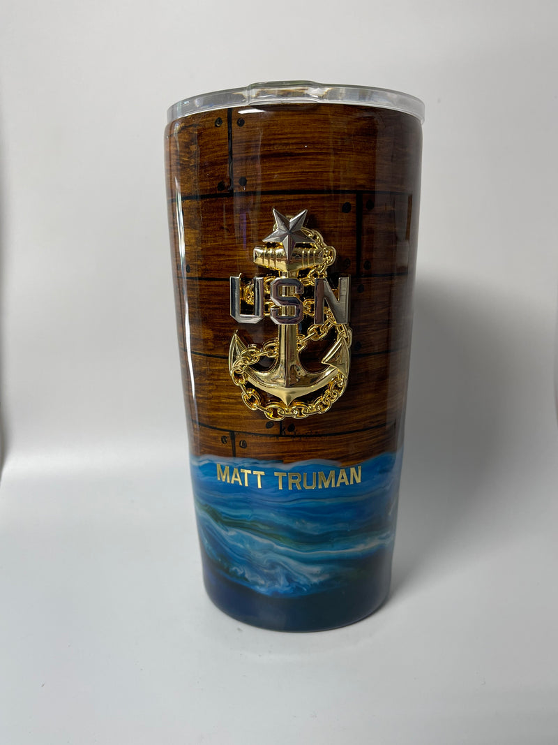 Custom Tumbler for D. Salazar