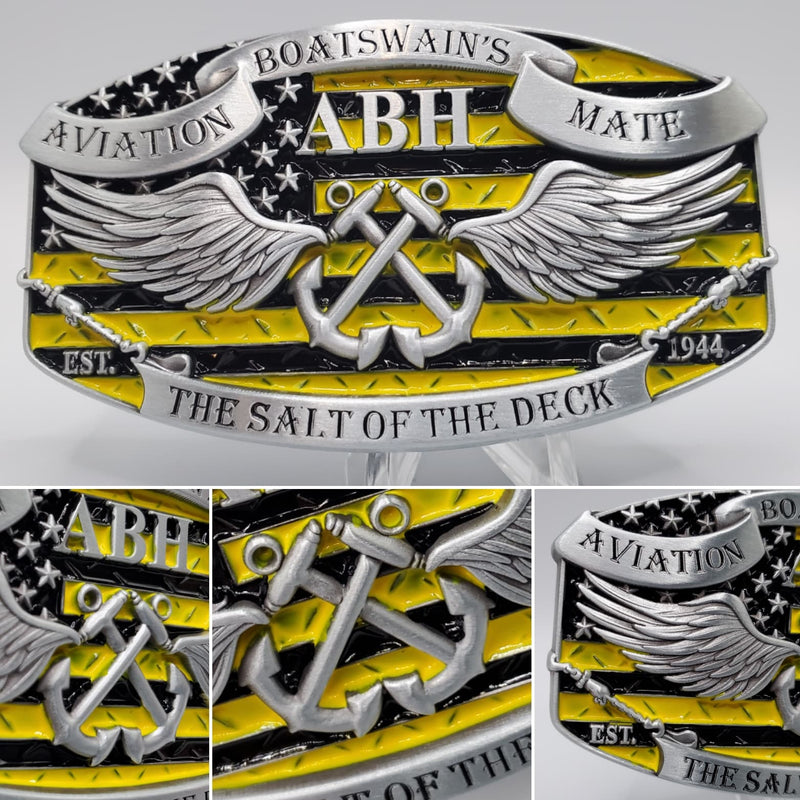 Aviation Boatswain's Mates, Aircraft Handling (ABH) Belt Buckle