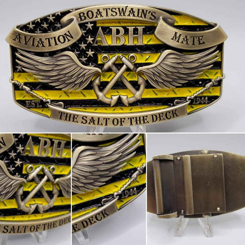 Aviation Boatswain's Mates, Aircraft Handling (ABH) Belt Buckle