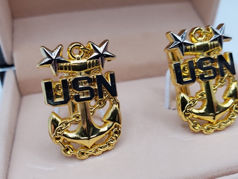 Master Chief Petty officer, USN (MCPO) Cufflinks