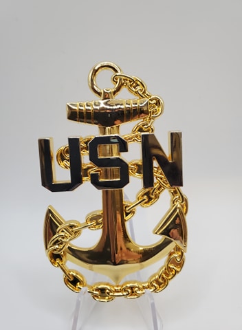 Chief Petty officer, USN (CPO) 4 inch Pin