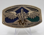 Aviation Maintenance Administrationmen, (AZ) Belt Buckle