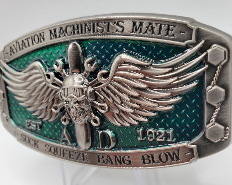 Aviation Machinist Mate, (AD) Belt Buckle