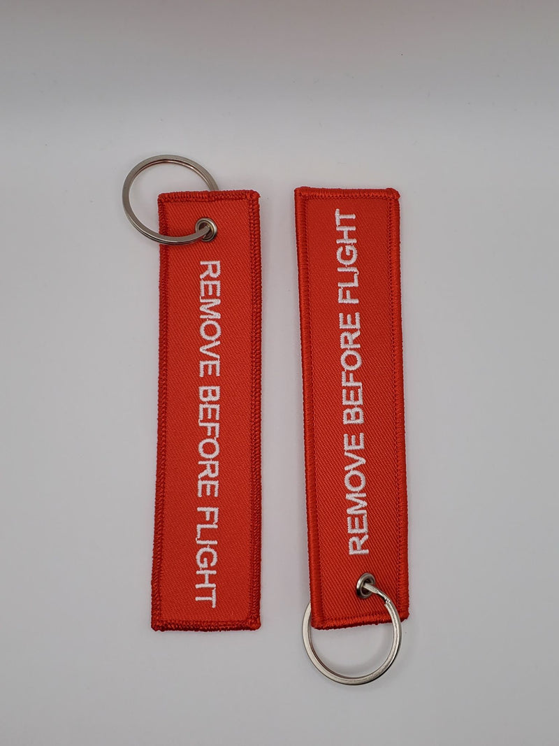 Remove Before Flight Key Chain