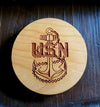 Desktop American Flag Coin Rack