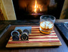 Desktop American Flag Coin Rack