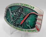 Electronics Technician, (ET) Belt Buckle