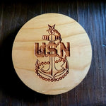 Desktop American Flag Coin Rack