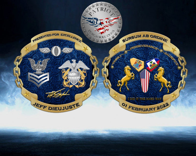 Jeff Dieujuste Commission Coin