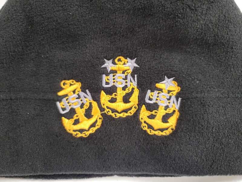 Black Fleece Skull Cap Beanie