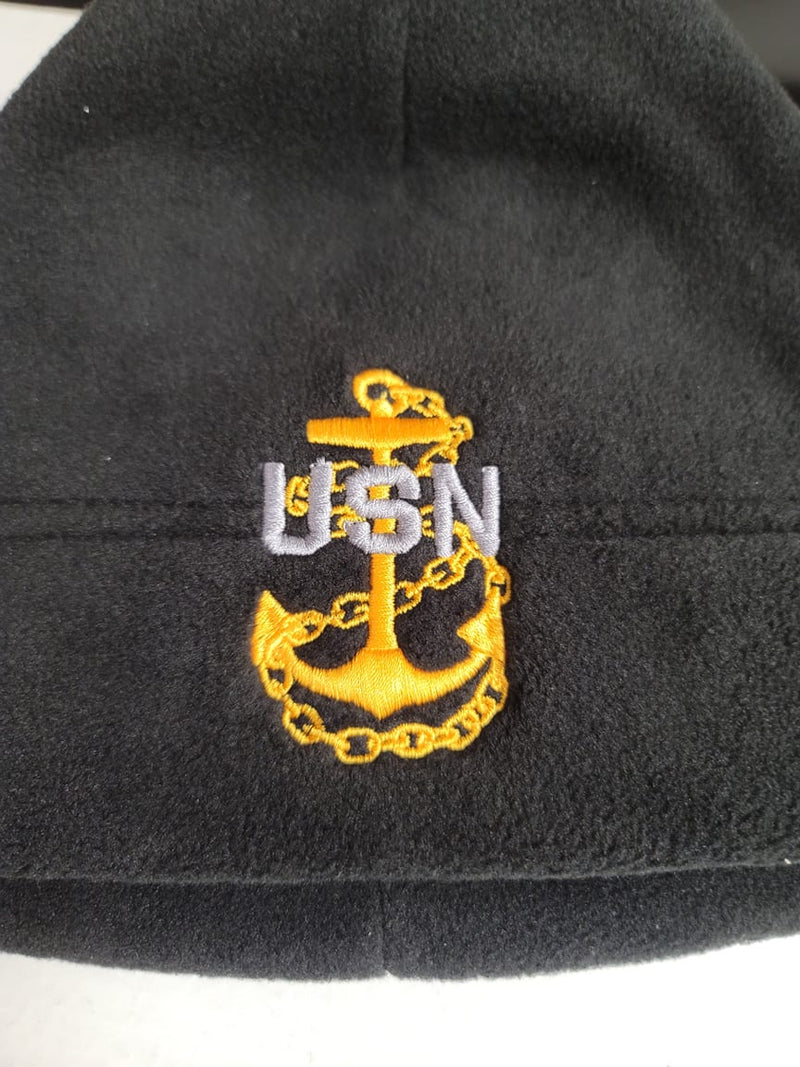 Black Fleece Skull Cap Beanie